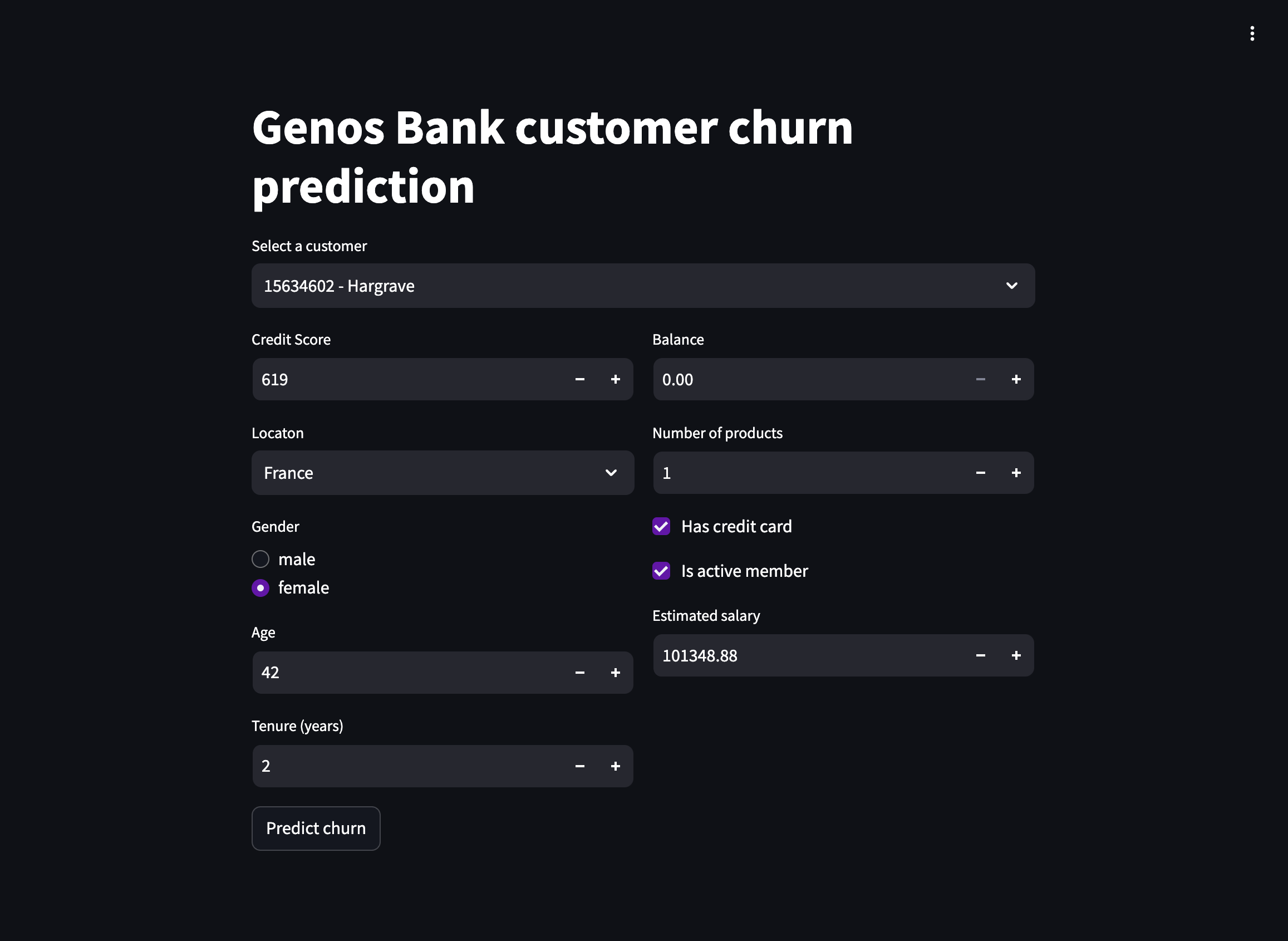 Genos Bank: Customer Churn Prediction